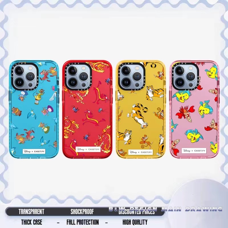 Cartoon Cute Princess Series Small Partner Protective Phone Case Compatible for iPhone 14 13 12 11 Pro Max IX XS MAX XR 6 6sPlus 7 8 Plus Case Shockproof Soft Cover