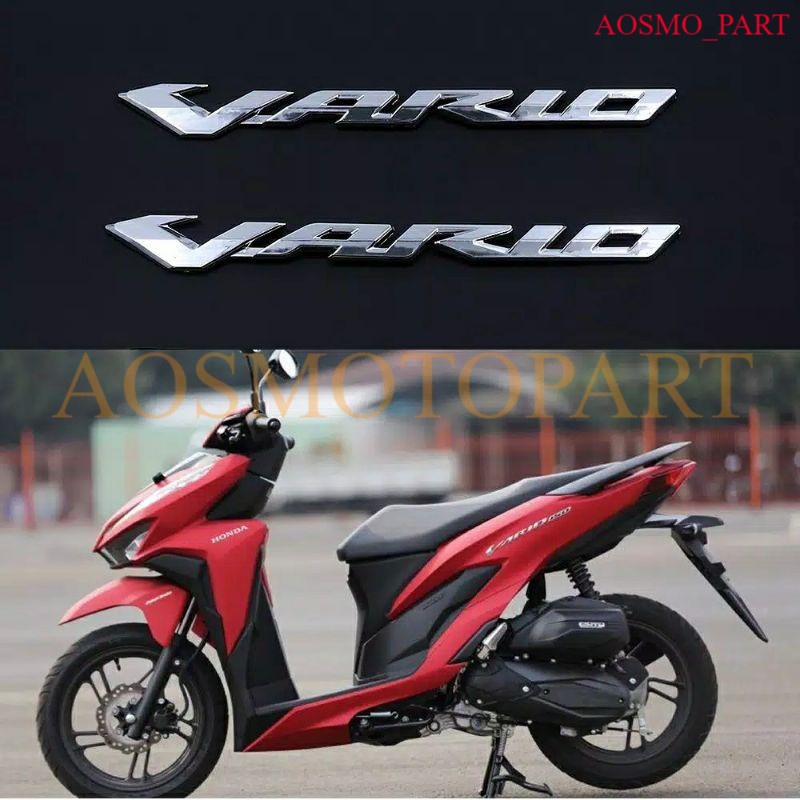 Honda VARIO 3D stainless steel look original cell emblem | Shopee Singapore