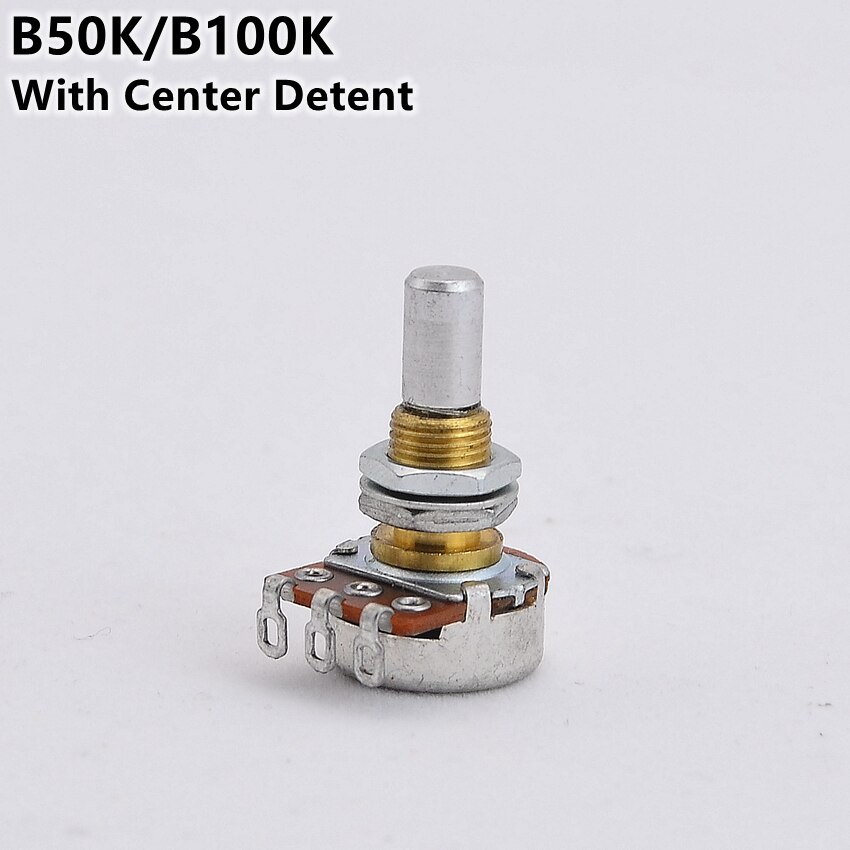 BD 1 Piece B50K/B100K Brass Bushing Solid Shaft Balance Potentiometer