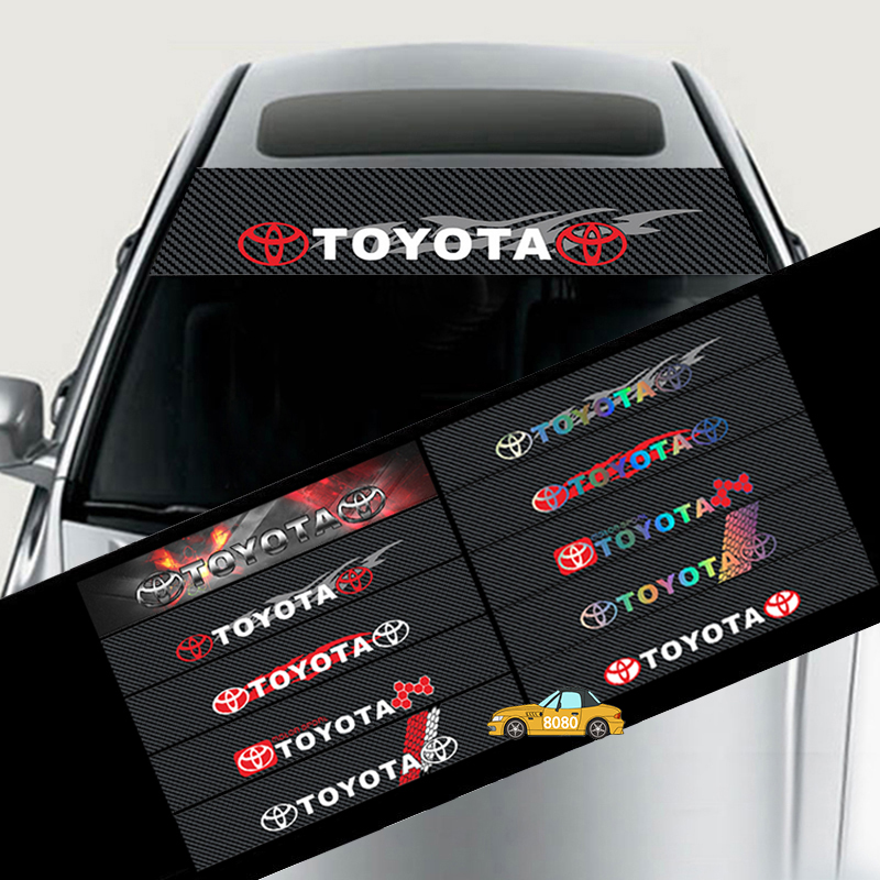 Kaufe 4 Stück Auto-Styling Auto-Einstiegsaufkleber-Schutzfolie für Toyota  Corolla Avensis Yaris Rav4 Auris Hilux Prius Prado Camry