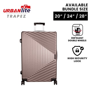 (SG Ready Stock Urbanlite TRAPEZ  20" / 24" / 28" 360° Spinner 8 Wheels ABS Hard case - ULH9913(Universal Traveller)