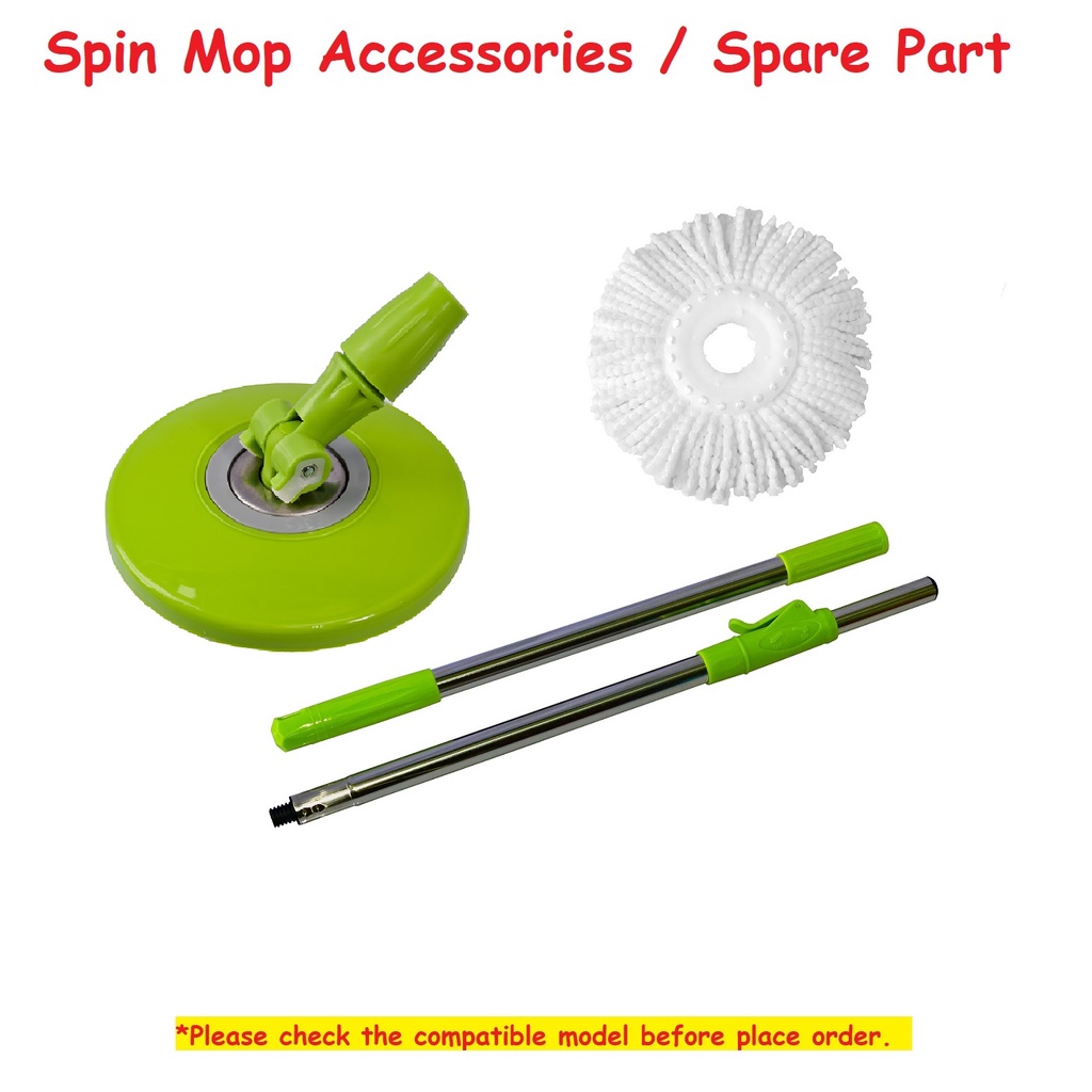 Spin Mop Replacement Spare Parts & Accessories Mop Lantai Mop Spinner
