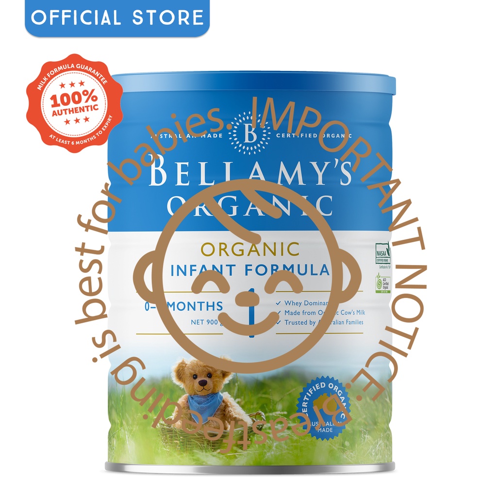 Bellamy's Organic Step 1 Infant Formula 900g | Shopee Singapore