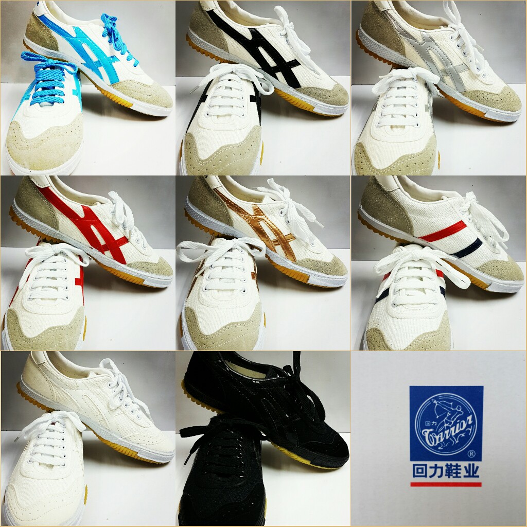 Warrior Shoes whole white and whole black Shopee Singapore
