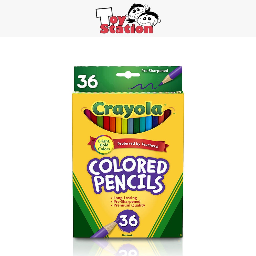 Crayola Colored Pencils (36ct), Kids Pencils Set, Art Supplies, Great for  Coloring Books, Classroom Pencils, Nontoxic, 3+