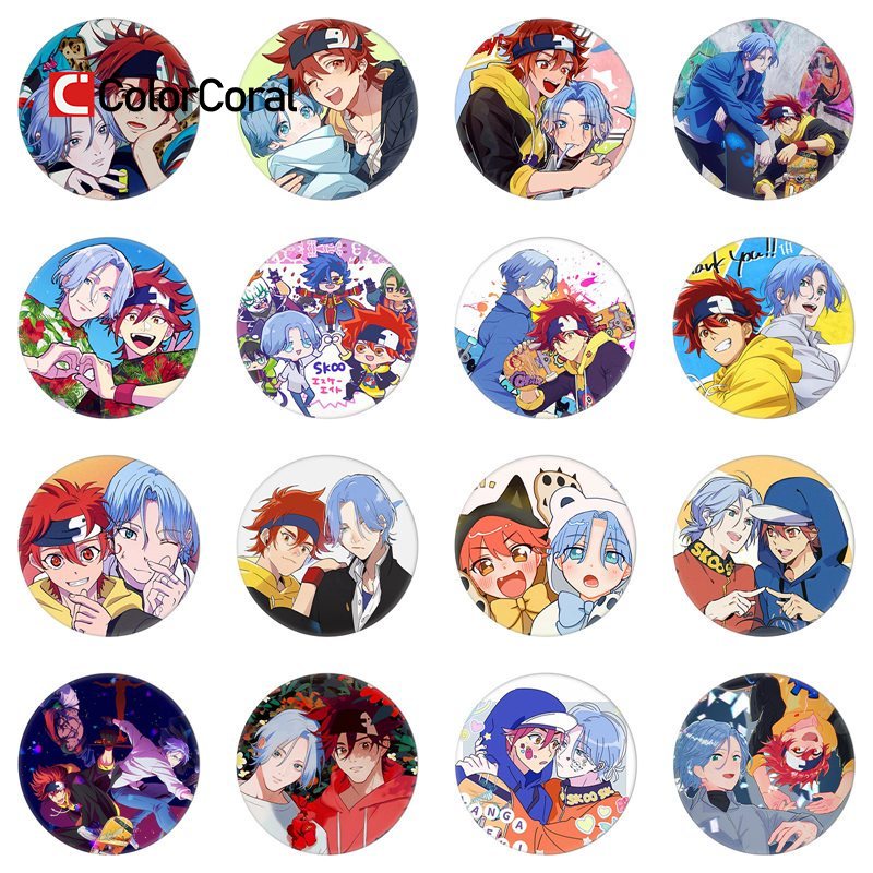ColorCoral Anime SK8 The Infinity Cosplay Badge Miya RekI Snow Cherry ...