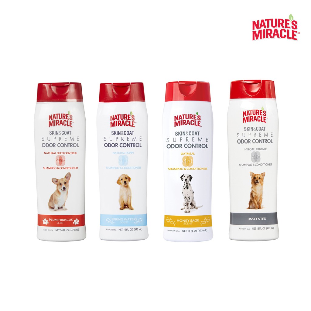 Nature's miracle supreme odor control shampoo & outlet conditioner