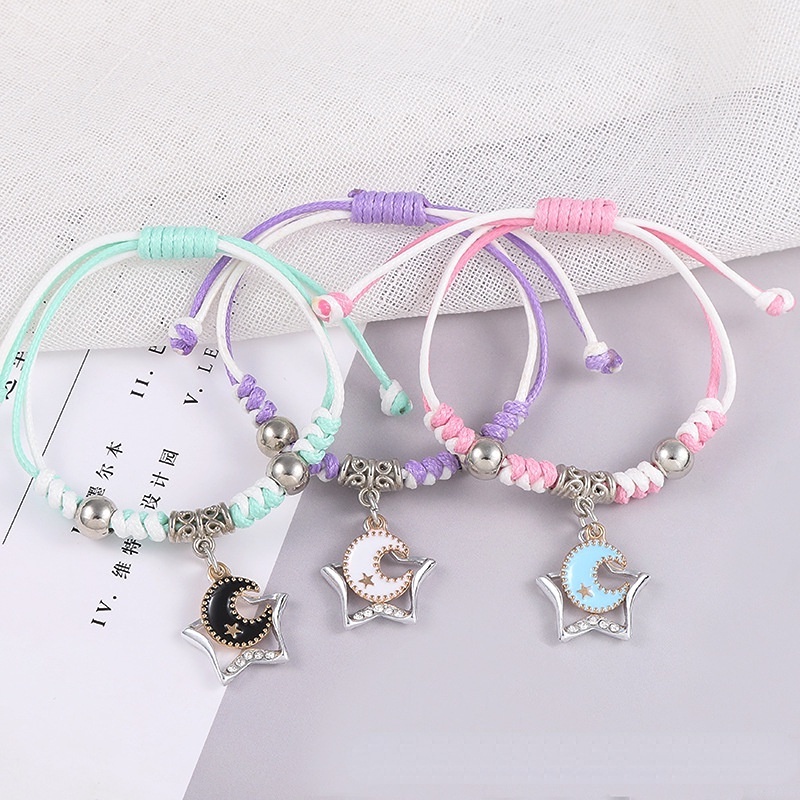 Acrylic Bracelets For Women Pingyongchang 2Pcs Cute Handmade
