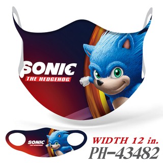 Sonic The Hedgehog Cartoon Mask, Jogo Circundante, Kawaii