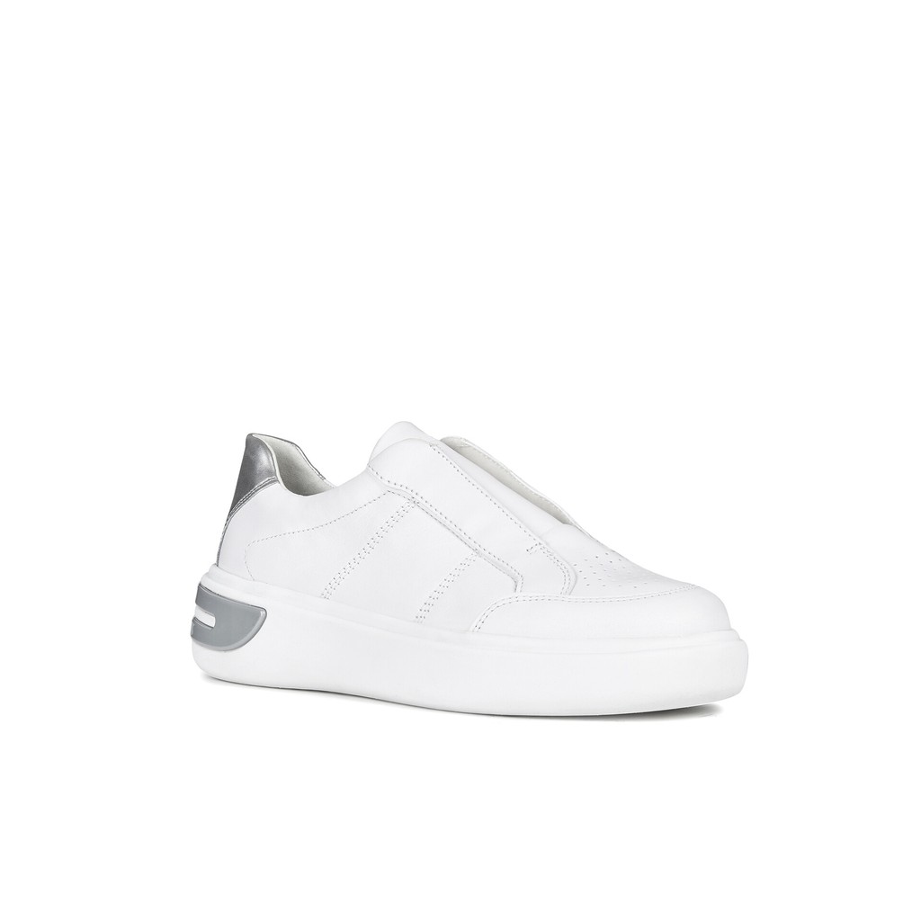 Geox Women Shoes Sneaker D Ottaya White Silver Shopee Singapore