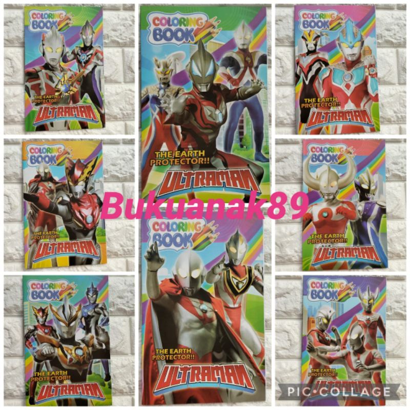 Ultraman Rendom Coloring Book | Shopee Singapore