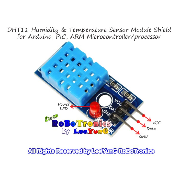 DHT11 Humidity and Temperature Sensor Module 2-in-1 for Arduino ...