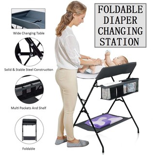 SG STOCK Foldable Diaper Changing Station Table for Baby Clothes Massage Table. Singapore Seller Shopee Singapore