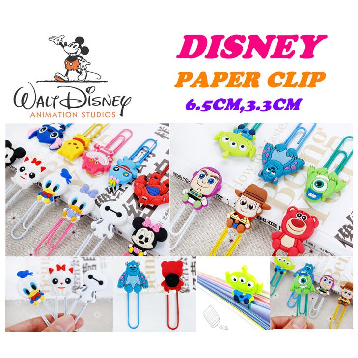 $0.90 EACH DISNEY PAPER CLIP*ORGANISER*CLAM*BOOK MARK*STABLE*STATIONERY ...