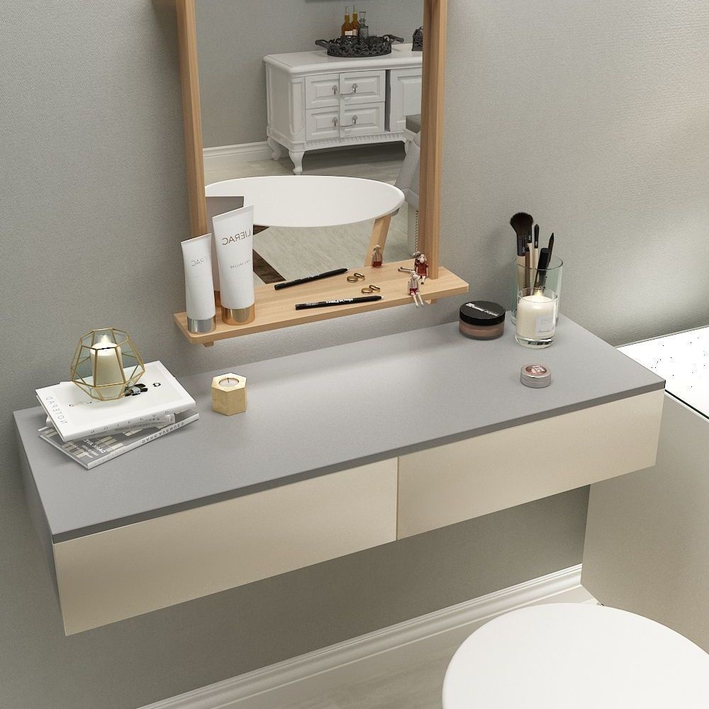 Wallmounted dressing table small bedroom bedside table simple dressing