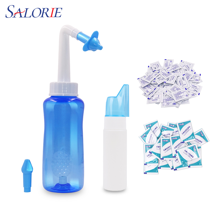 Wholesale 70/300ml nose wash bottle nasal irrigator wash cleaner
