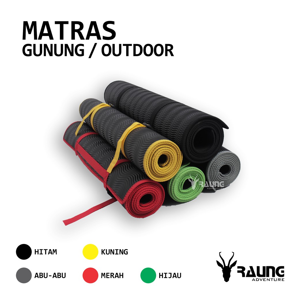 Raung Adventure Matras Camping Yoga Spon Tebal - Gambar 2
