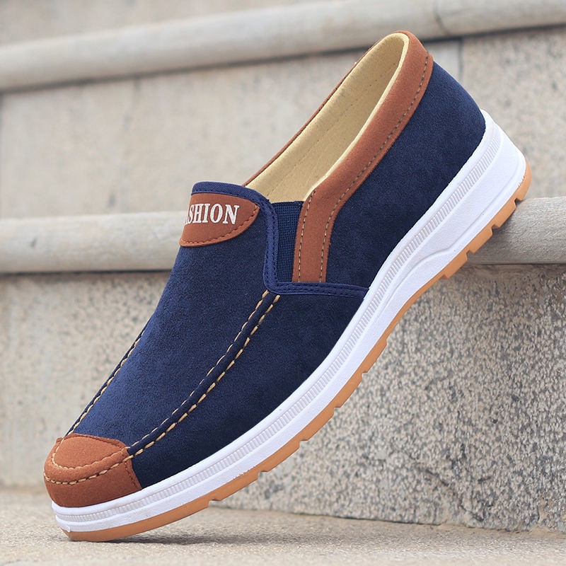 New style cloth shoes, canvas men's shoes, work shoes, pedal casual ...