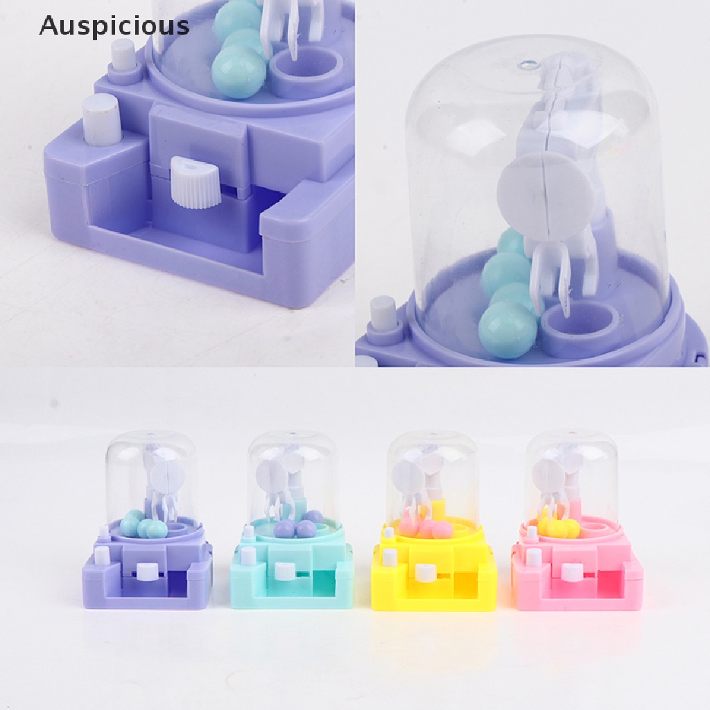 [Auspicious] Mini Claw Machine Dolls Balls Catcher Desktop Interactive Toys  Kids Doll Clip Good goods