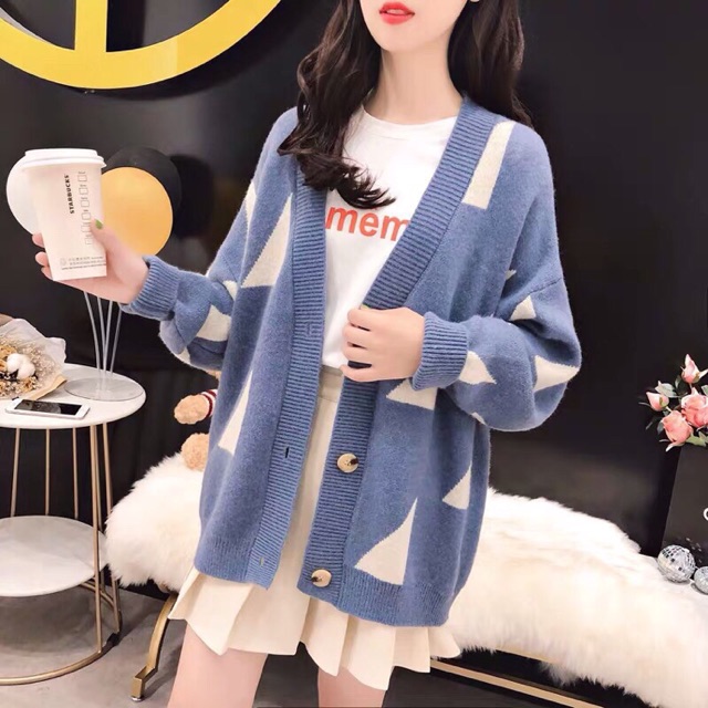 Soft Triangle Coat oversize | Shopee Singapore