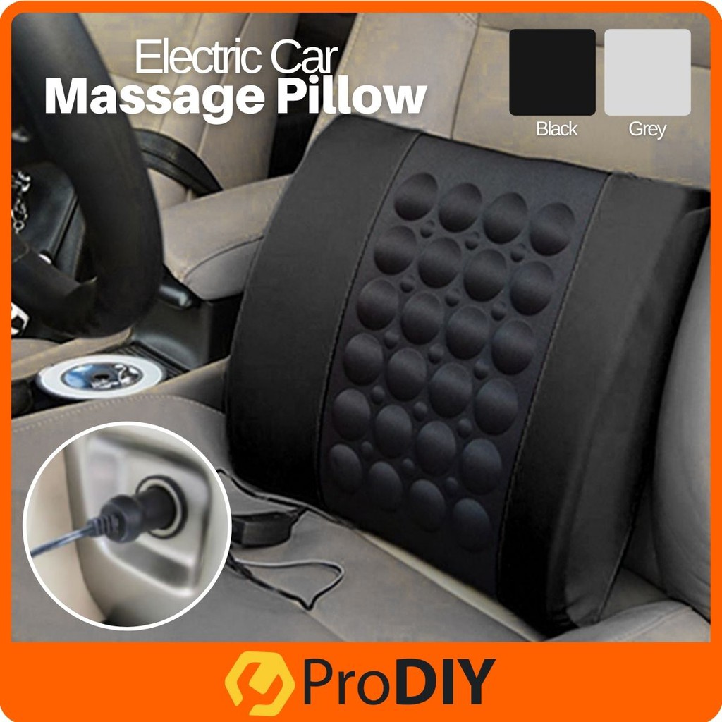 Lumbar Electric Massage Car Pillow Cushion Vibration Health Care Lumbar ...