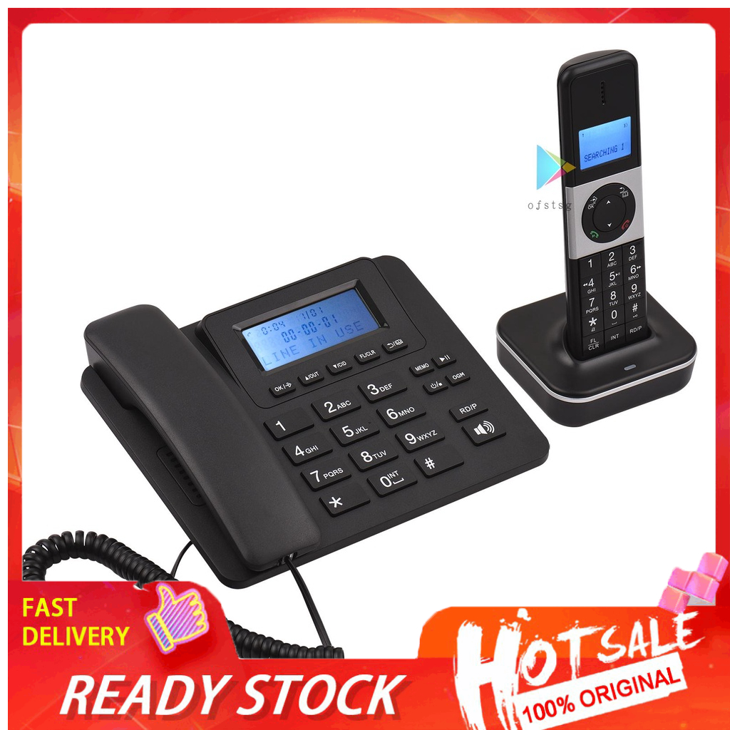 [Office]D2002 TAM Expandable Corded/Cordless Phone System with ...