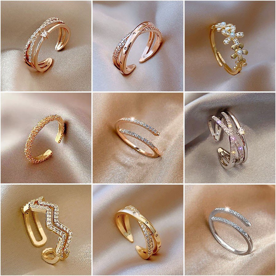 Adjustable deals fashion rings