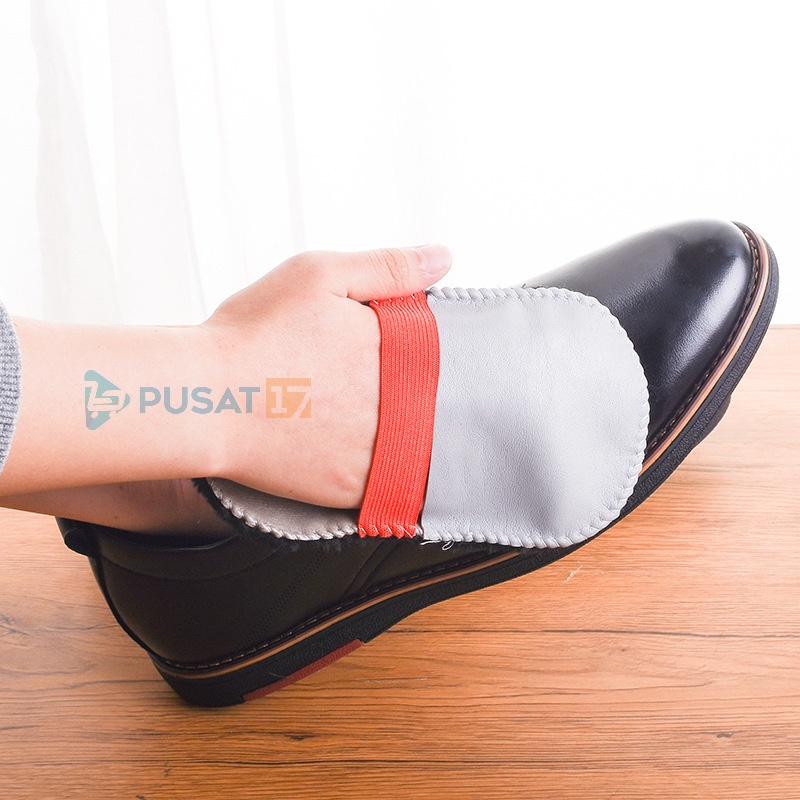 LAP PEMBERSIH SEPATU SERBAGUNA / SARUNG TANGAN POLES SEPATU MOBIL MOTOR MULTIFUNGSI / KAIN LAP POLES - Gambar 2