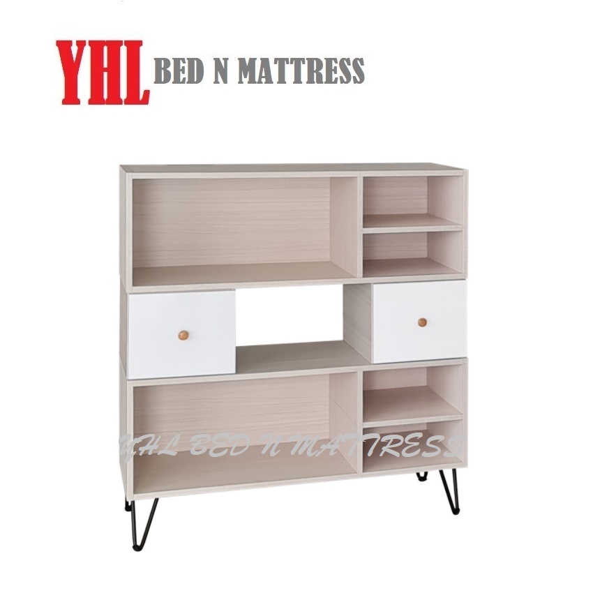 YHL New CS Bookcase / Sideboard / Buffet Hutch / Display Cabinet ...