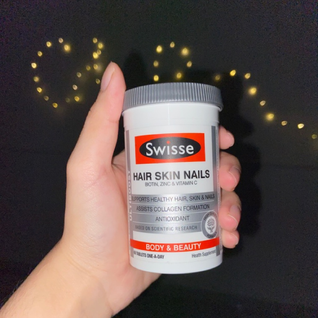 SWISSE hair skin nails vitamins (60 Tablets) Shopee Singapore