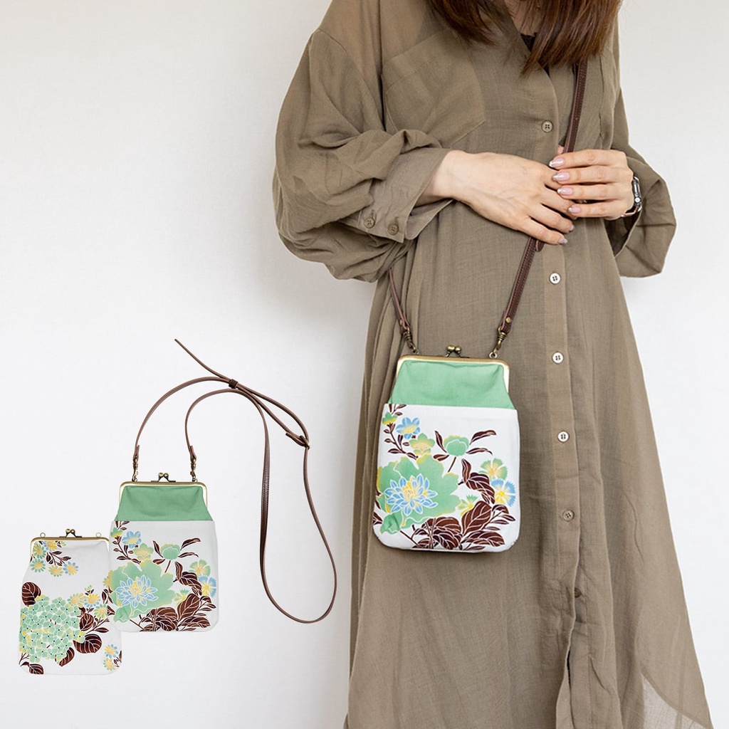 【Direct from Japan】inokichi Vertical Pochette Gamaguchi [ Temaribana ...