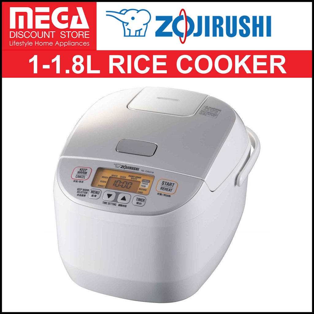 ZOJIRUSHI 1-1.8L RICE COOKER (NL-DSQ10 / NL-DSQ18 ) | Shopee Singapore