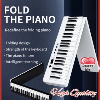  KONIX 61 Key Folding Piano Keyboard, Portable Touch