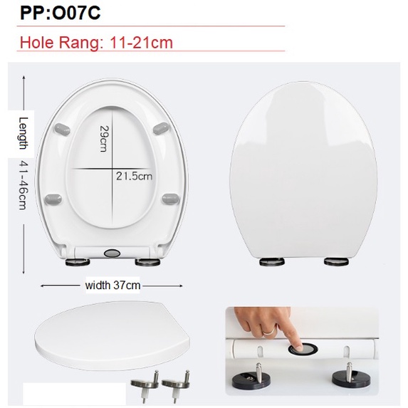 Local Seller HighQuality PP Toilet Seat Cover O Toilet Seat Cover Slow