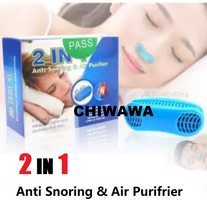 2 IN 1 Anti Snoring & Air Purifier Relieve Nasal Congestion Nose Clip Dilators Shopee Singapore