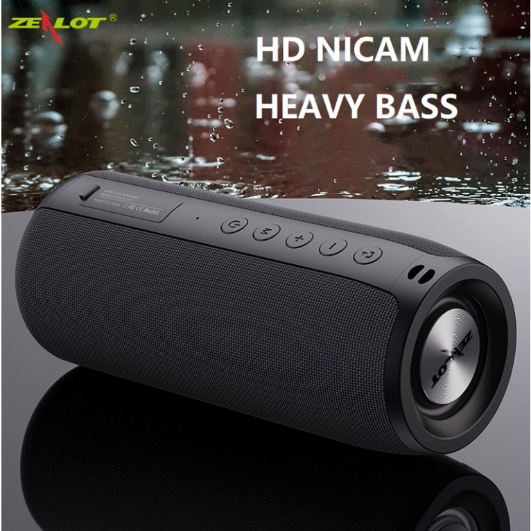 ZEALOT S51 Portable Bluetooth Speaker Outdoor 10W TWS Connection High ...