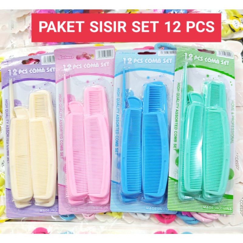 COMB SET PACKAGE 12 PCS COMB SET | Shopee Singapore