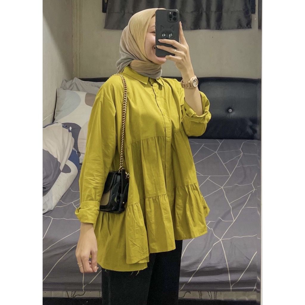 Prektus - ZSO blouse Women LEAH/Dita blouse Women/Clothing blouse Women/Tops blouse Oversize Women/blouse Polos Latest Models/blouse Casual Women Muslimah