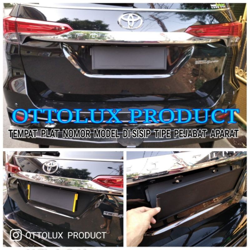 YG The rear number plate holder with the V hinge model can be folded ...