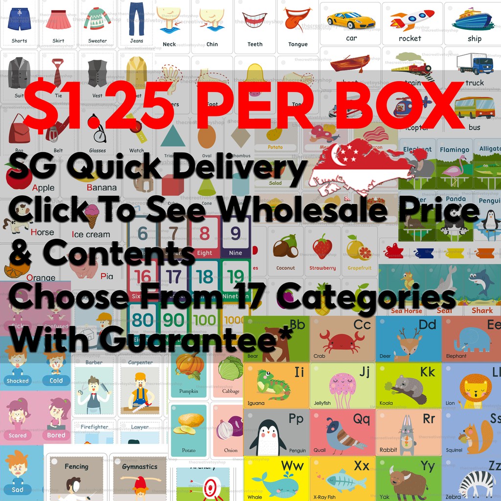 Montessori English Flash Cards Numbers for toddlers goody bag goodie bag Educational toys