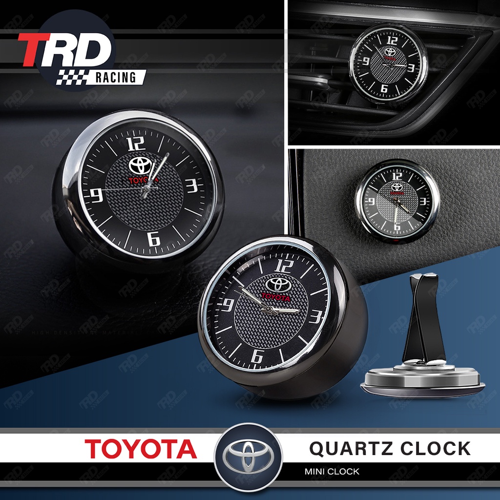[QUARTZ CLOCK] TOYOTA Mini Luminous Interior VIOS VELOZ YARIS COROLLA
