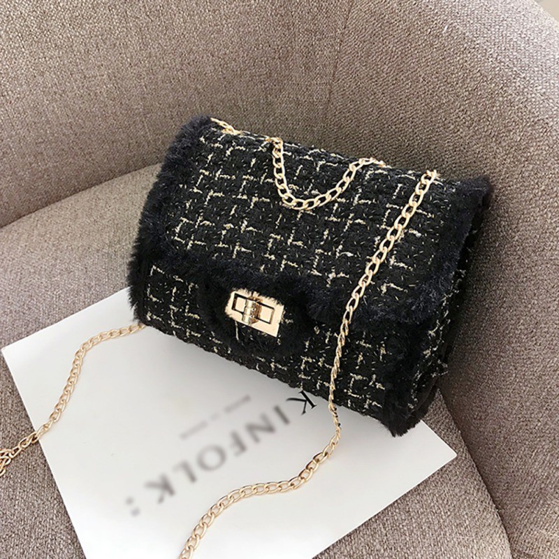 Shoulder Bag Trend Chain Bag Diagonal Women's Bag Casual Small Square