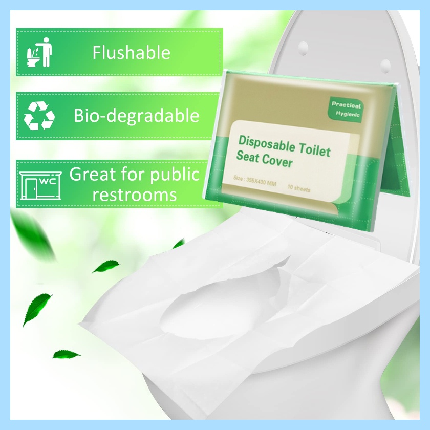 Get Travel Disposable thicker Toilet Seat Cover Pregnant Mom, Independent  Pack 5 pcs 1 box Delivered