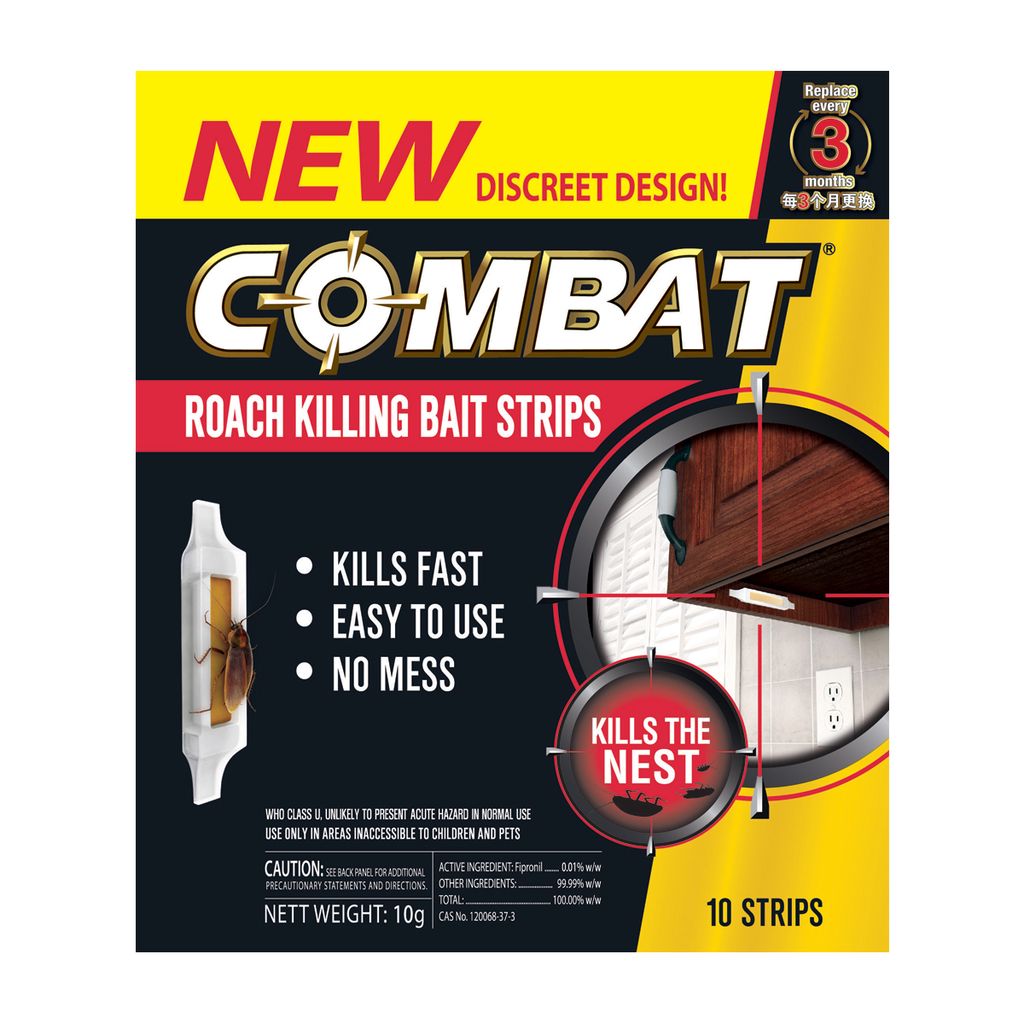 Combat Roach Killer Bait Strips 10S Shopee Singapore