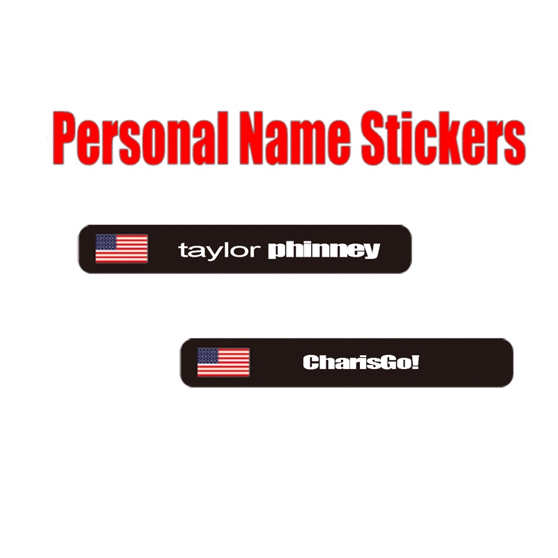 Mtb deals name stickers