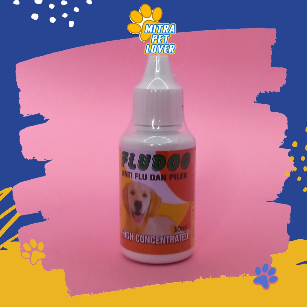 Dog Cold FLU Medicine FLUDOG DROP 30ml ANTI Shortness Of Breath Fever Depression DOG PUPPIES