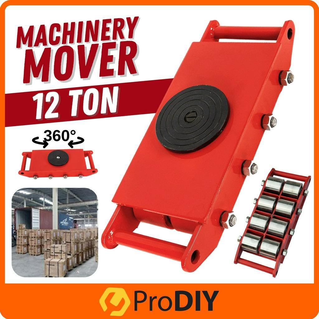 12 Ton Heavy Duty Machinery Mover Lifter 360 Degree Rotation Cargo ...