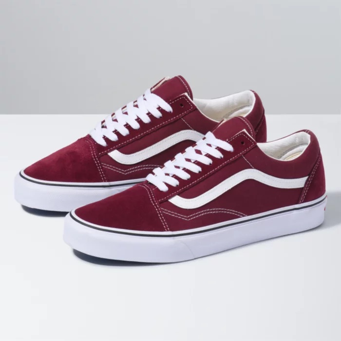 Red white black on sale vans