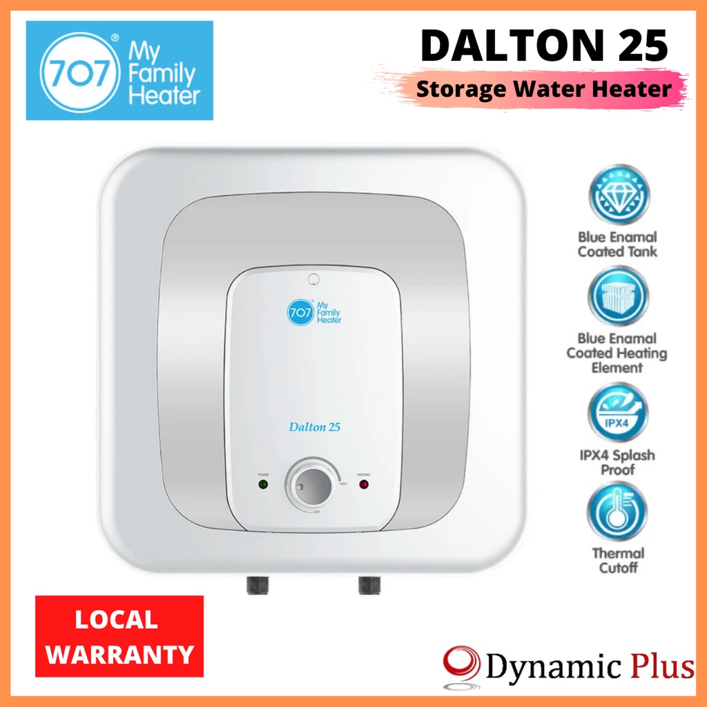 707 Dalton 25 Electric Storage Water Heater 25L Shopee Singapore
