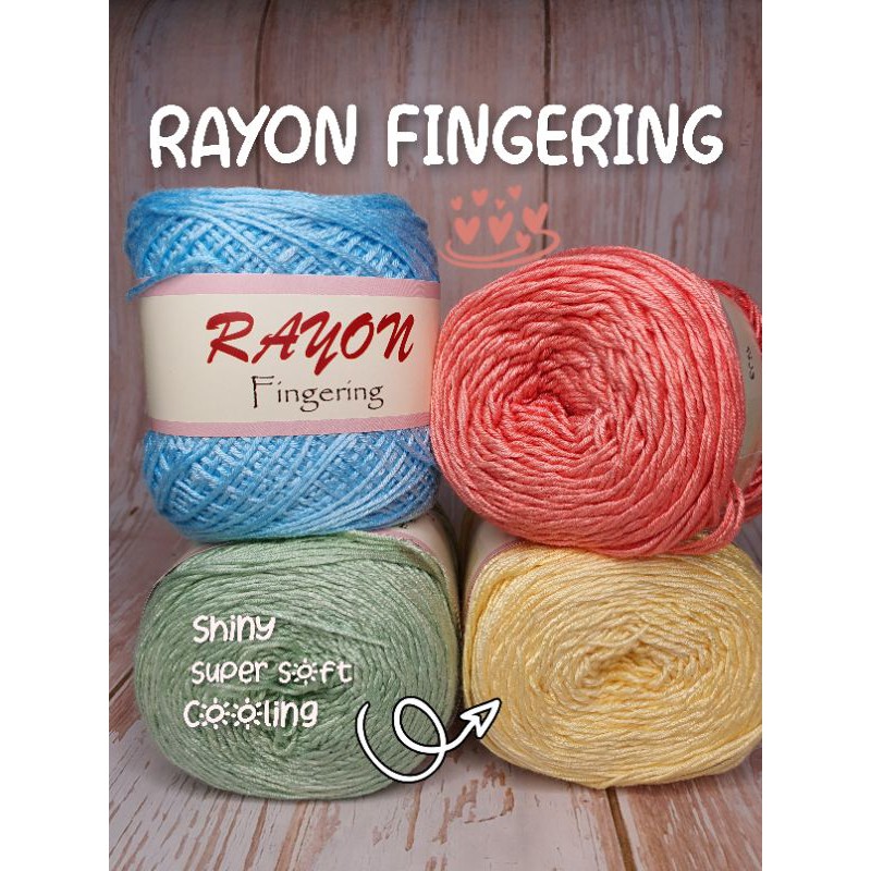 100grm bamboo Rayon yarn crochet knitting thread diy craft Shopee Singapore